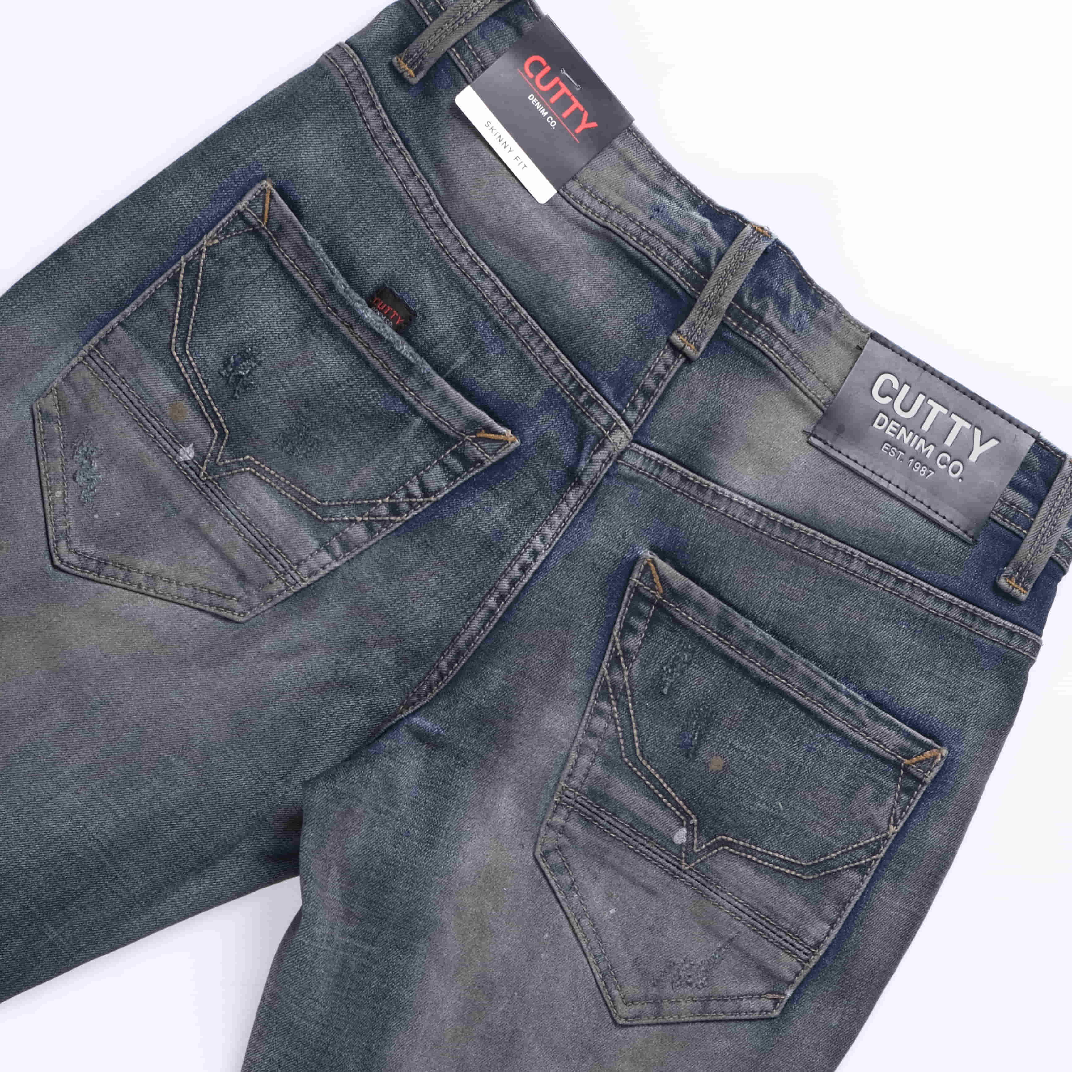 Sabian Skinny Fit Jeans (Dark Ink) - Image 4