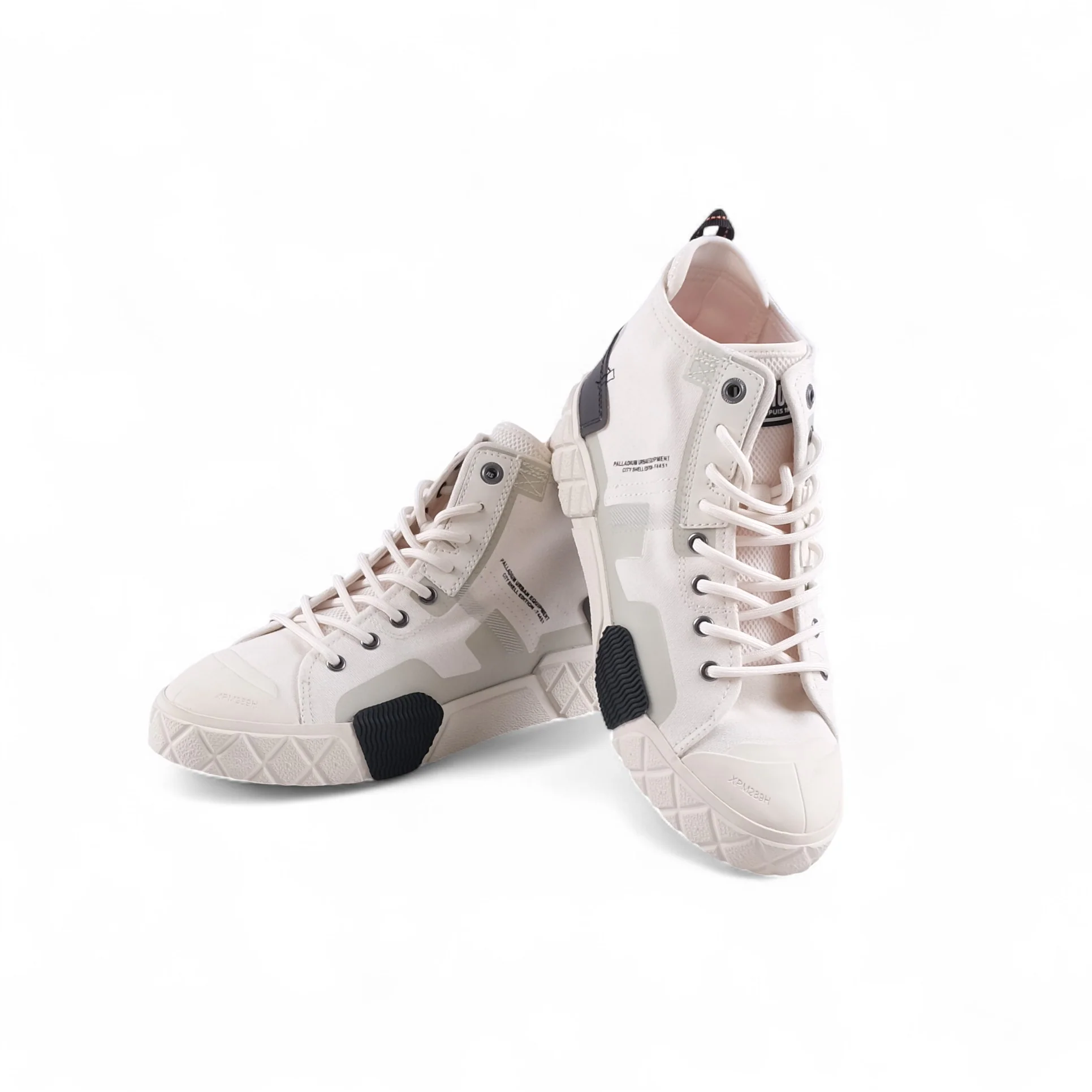 Ace City Shell Chukka Sneakers (Cream) - Image 5