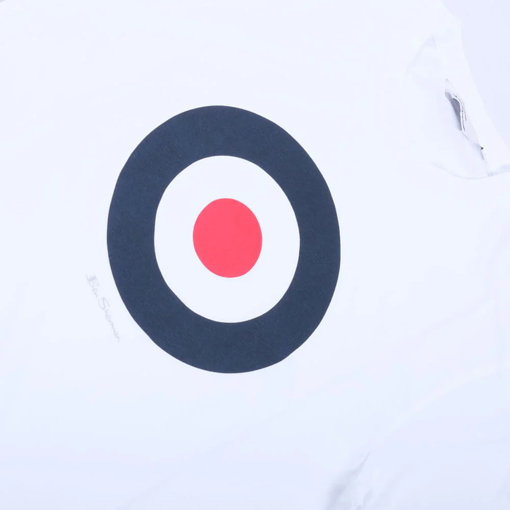 Basic Target T-Shirt (White) - Image 3