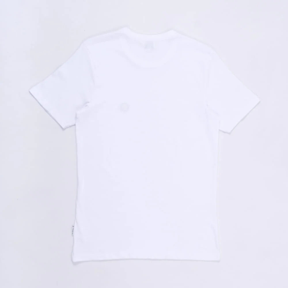 Target Emblem Crew Neck T-Shirt (White) - Image 3